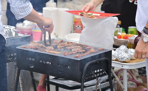 バーベキューの画像